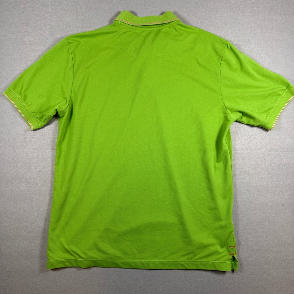 Tommy Bahama Mens Polo Shirt Island Large Modern Fit Green Logo - Picture 5 of 9